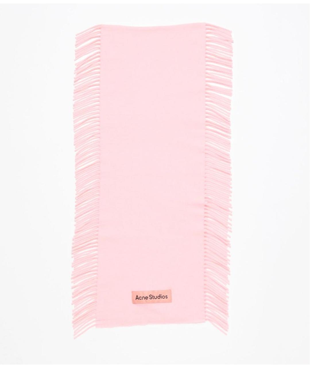 ACNE STUDIOS Розовый шарф, фото 4