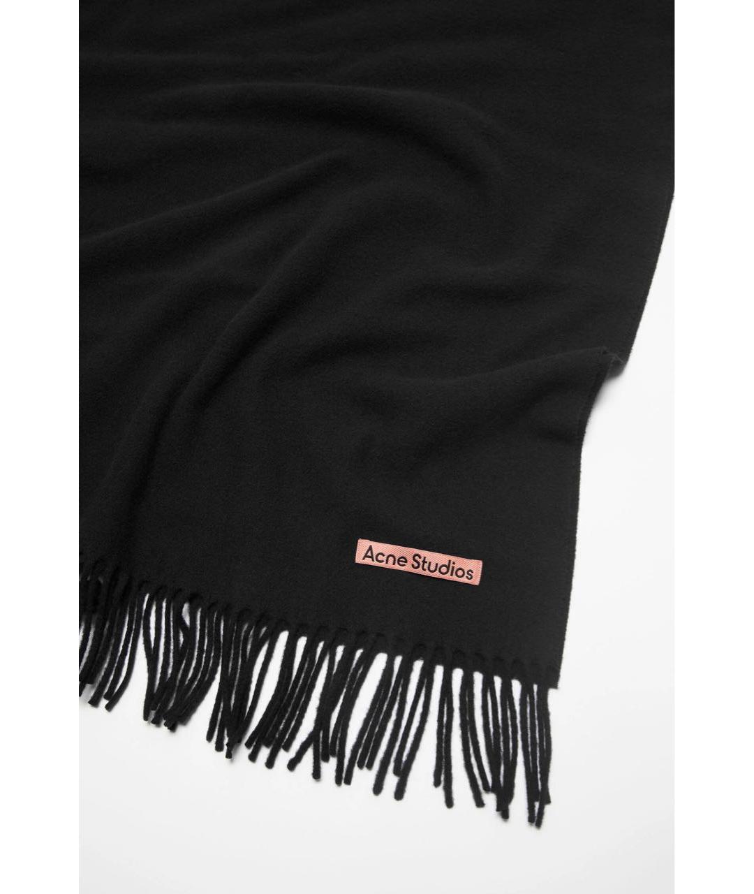 ACNE STUDIOS Черный шарф, фото 3