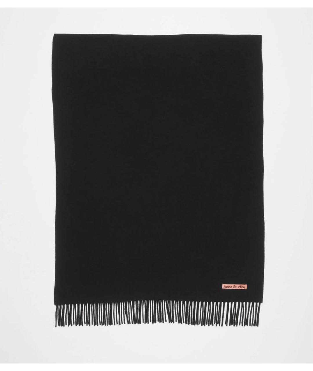 ACNE STUDIOS Черный шарф, фото 4