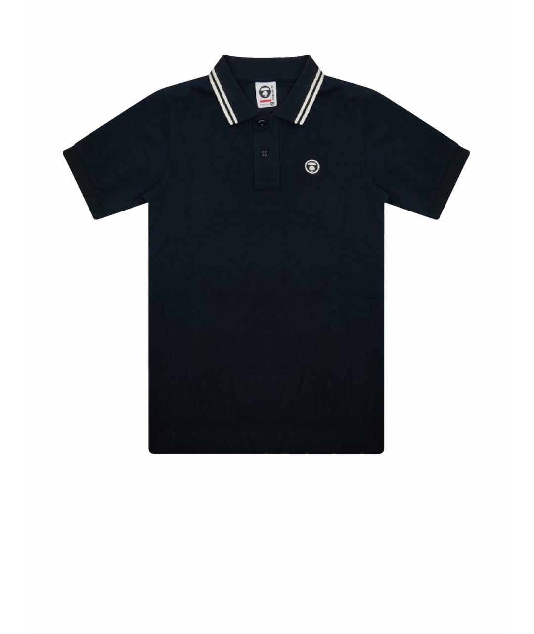 A BATHING APE Черная хлопковая футболка, фото 1