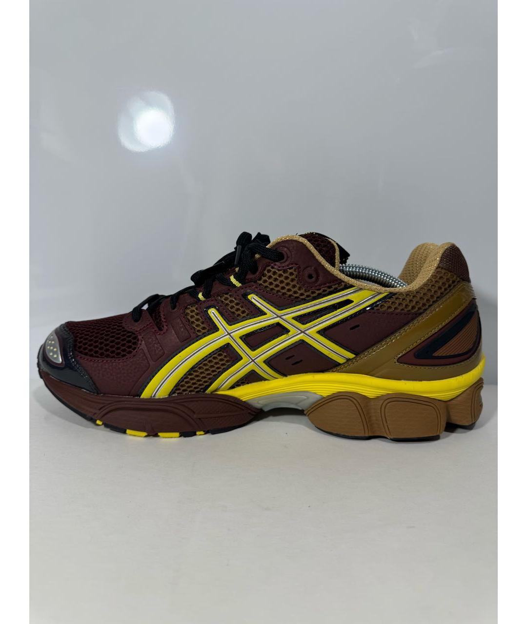 ASICS Бордовые текстильные низкие кроссовки / кеды, фото 5