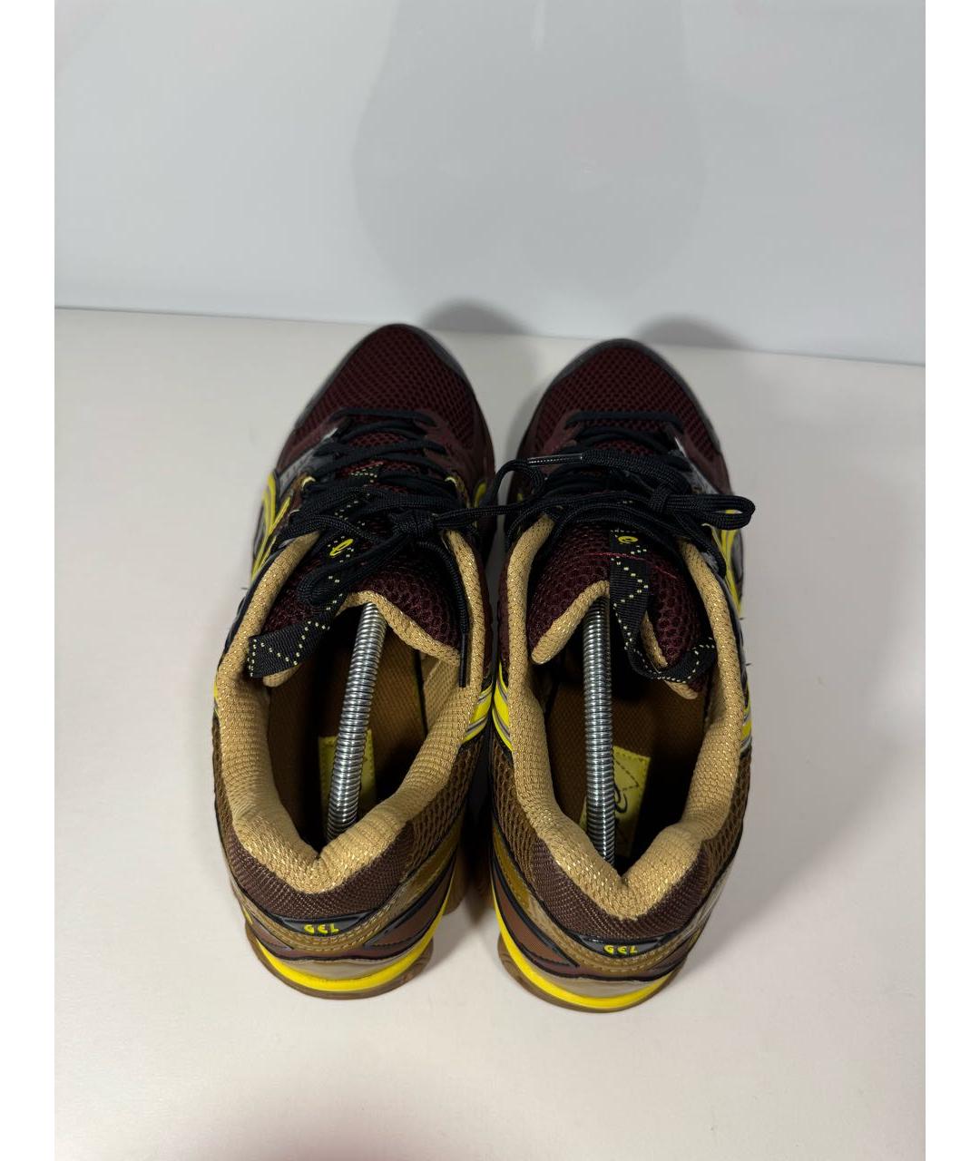 ASICS Бордовые текстильные низкие кроссовки / кеды, фото 3