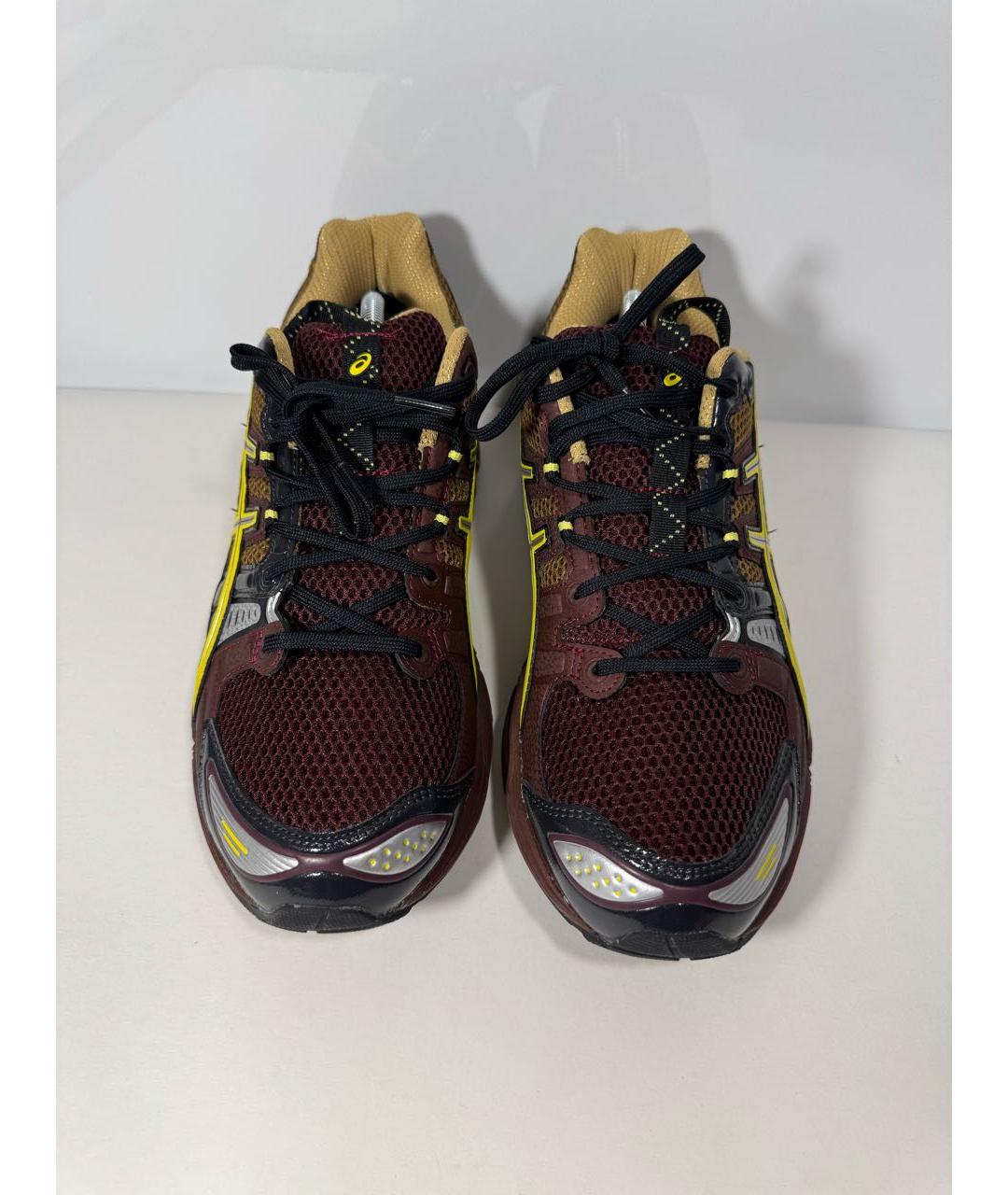 ASICS Бордовые текстильные низкие кроссовки / кеды, фото 2