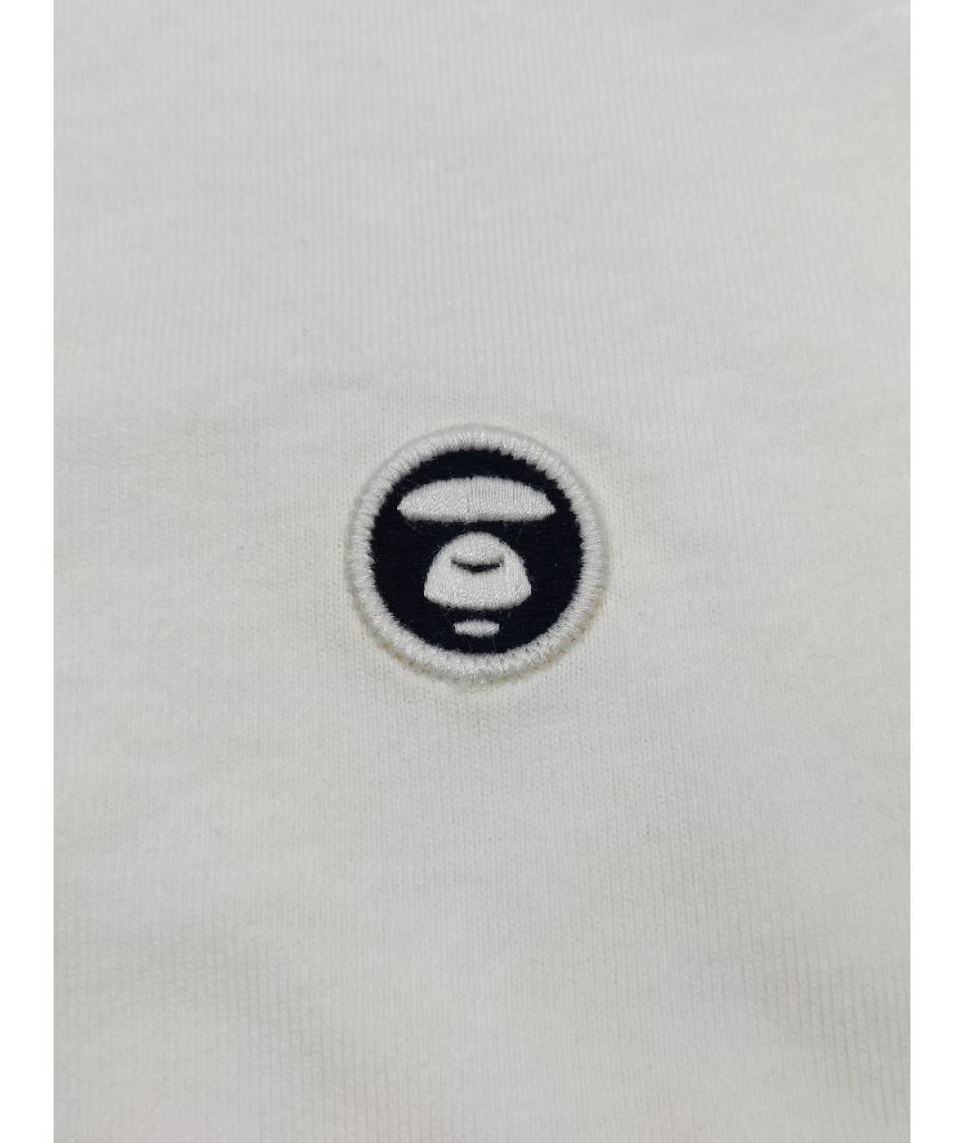 A BATHING APE Белая хлопковая футболка, фото 3