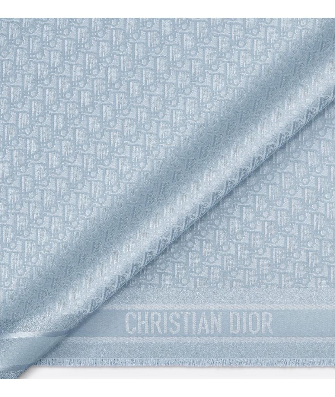 CHRISTIAN DIOR Голубой платок, фото 2