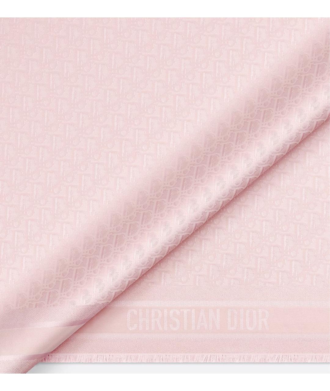 CHRISTIAN DIOR Розовый платок, фото 4