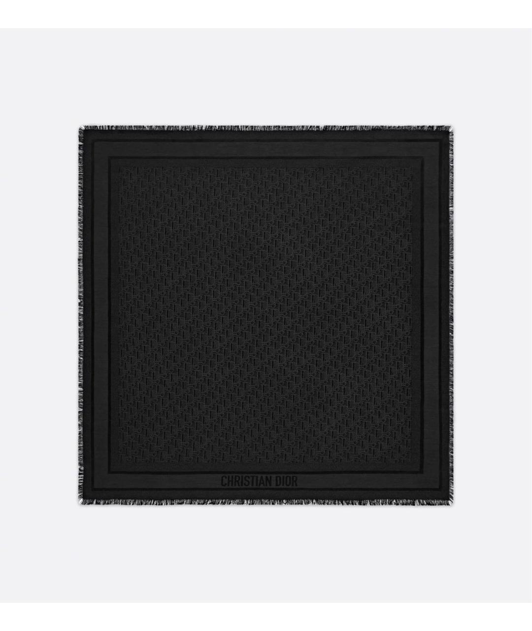 CHRISTIAN DIOR Черный платок, фото 4