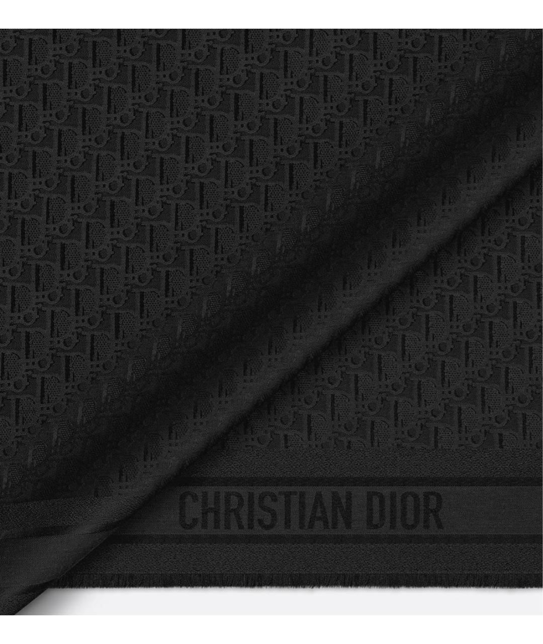 CHRISTIAN DIOR Черный платок, фото 3