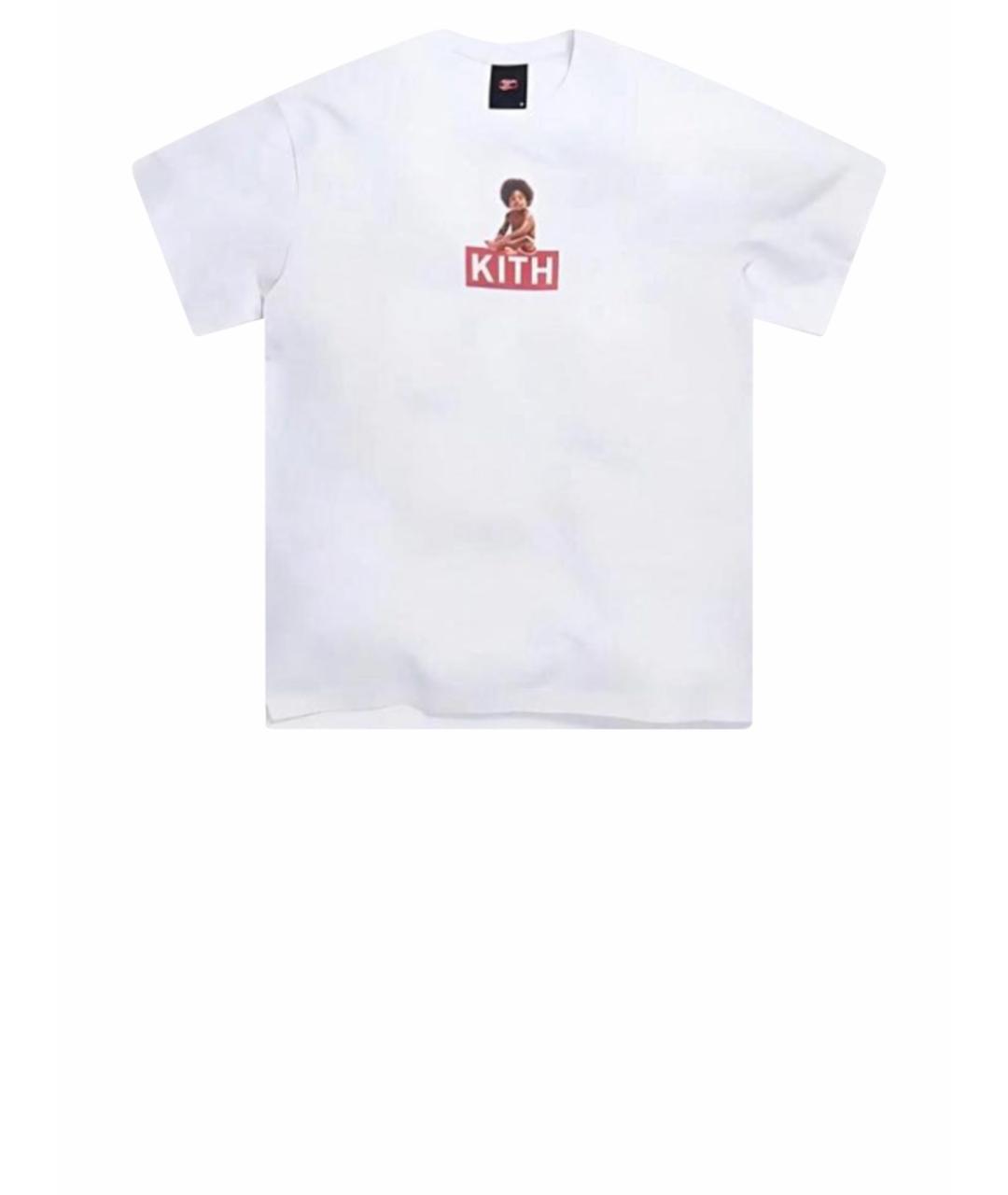 KITH Белая хлопковая футболка, фото 1