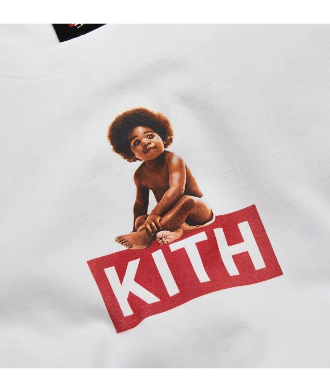KITH Белая хлопковая футболка, фото 2