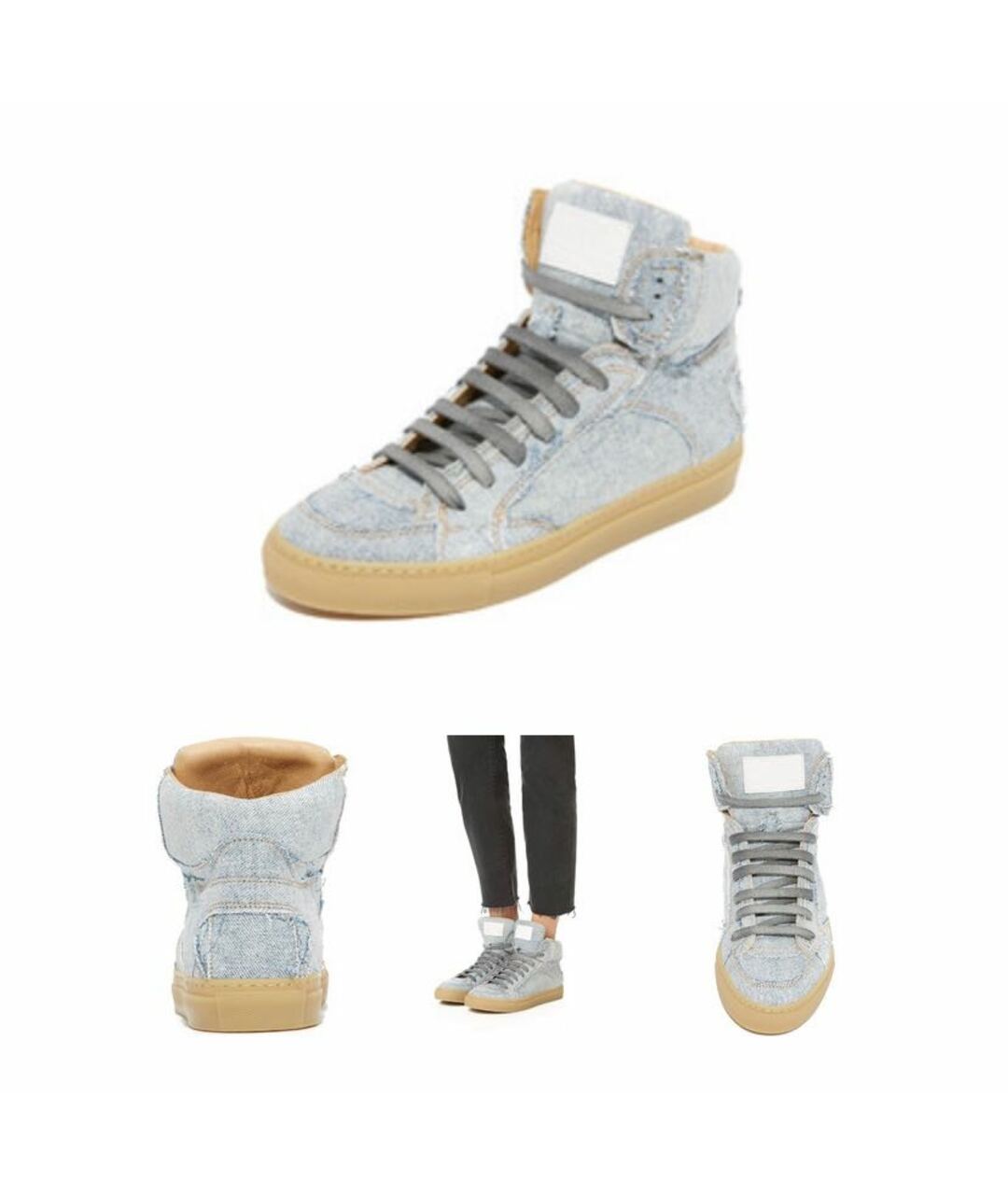MM6 MAISON MARGIELA Кожаные кеды, фото 7
