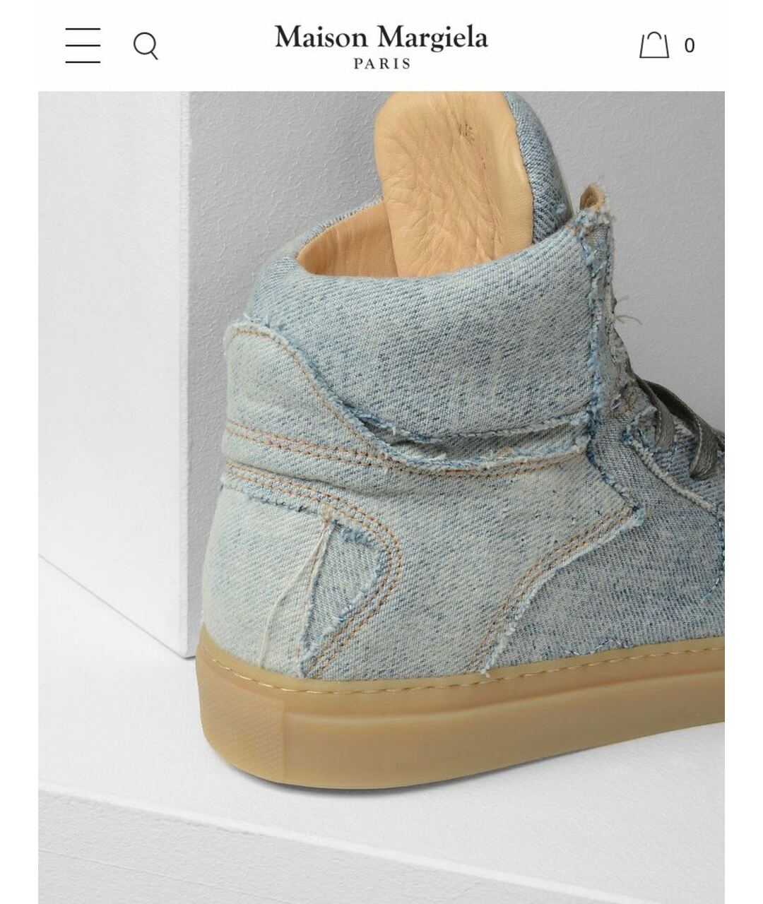MM6 MAISON MARGIELA Кожаные кеды, фото 4