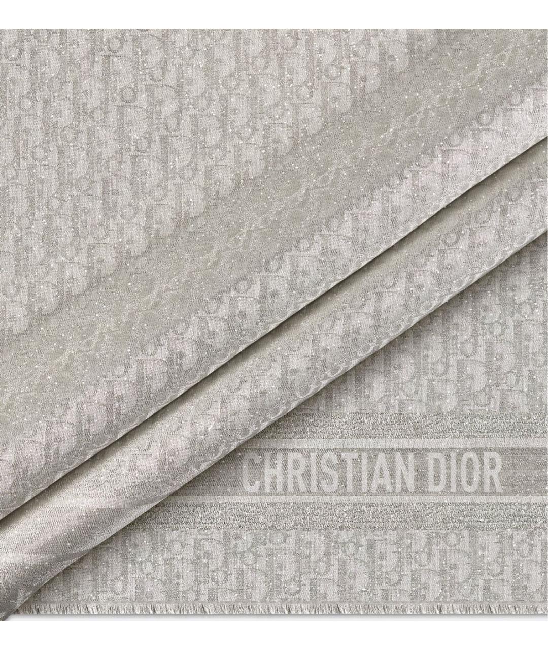 CHRISTIAN DIOR Серебрянный платок, фото 2