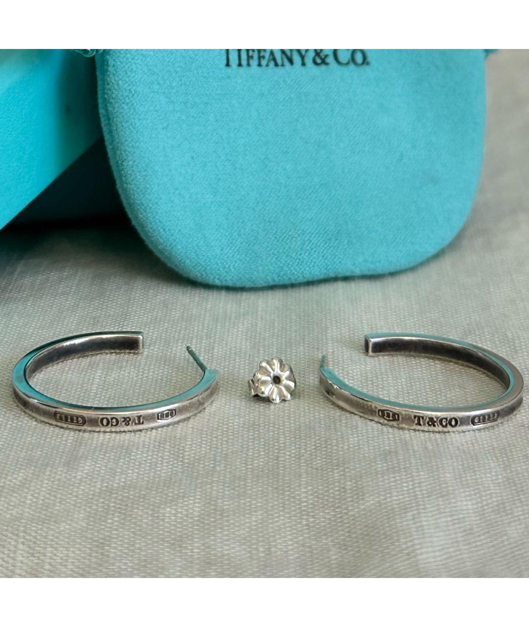 TIFFANY&CO Серебряные серебряные серьги, фото 2