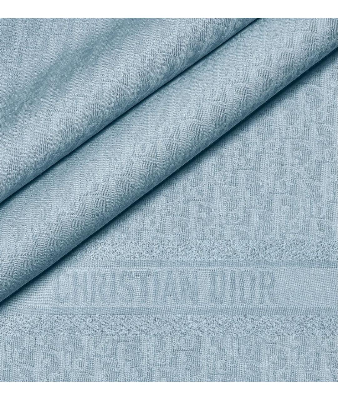 CHRISTIAN DIOR Голубой платок, фото 3