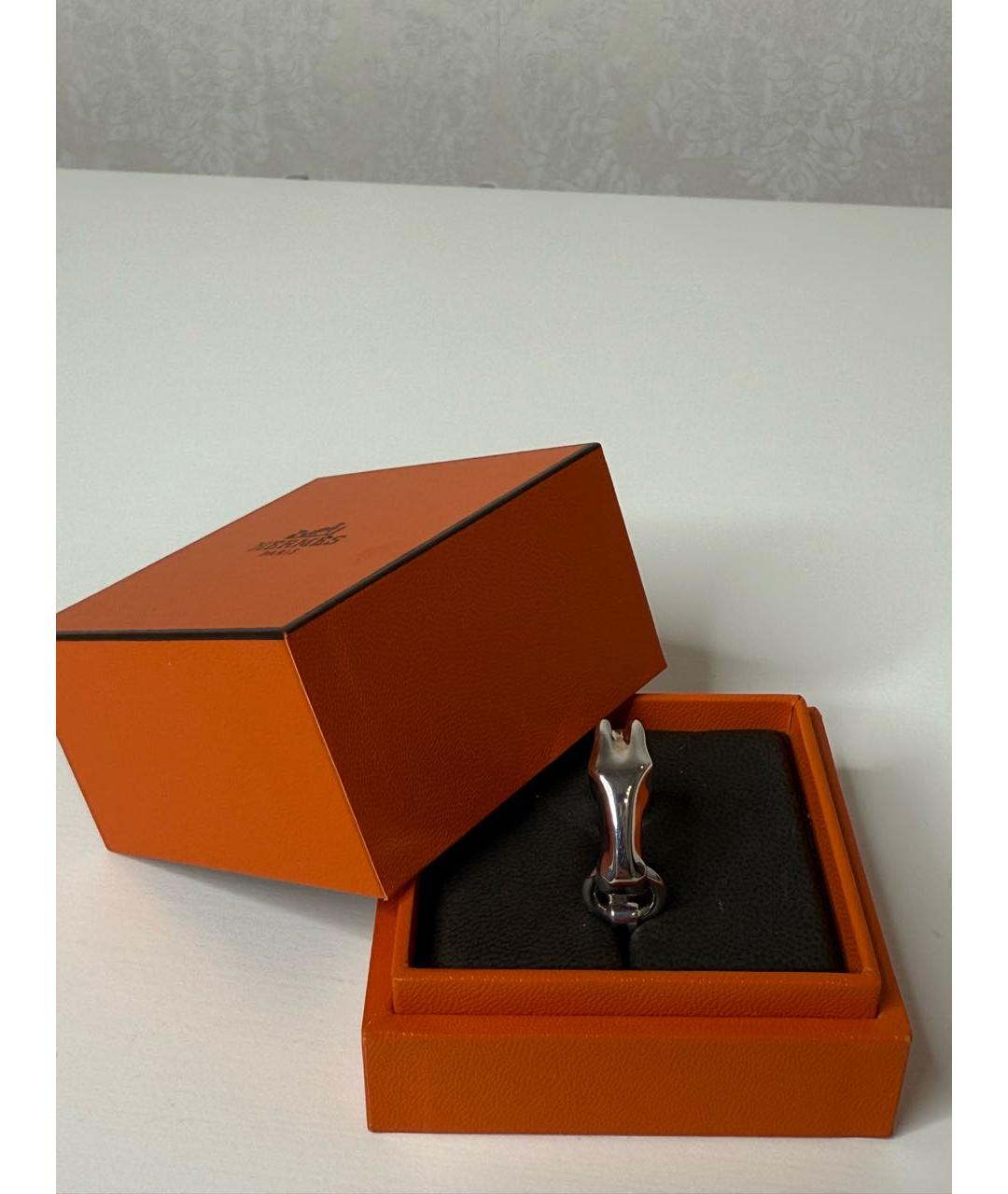 HERMES Серебряное серебряное кольцо, фото 3