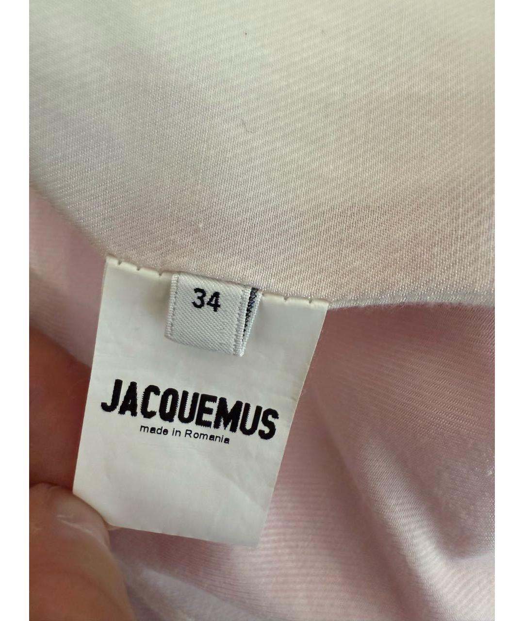 JACQUEMUS Коралловый вискозный жакет/пиджак, фото 5