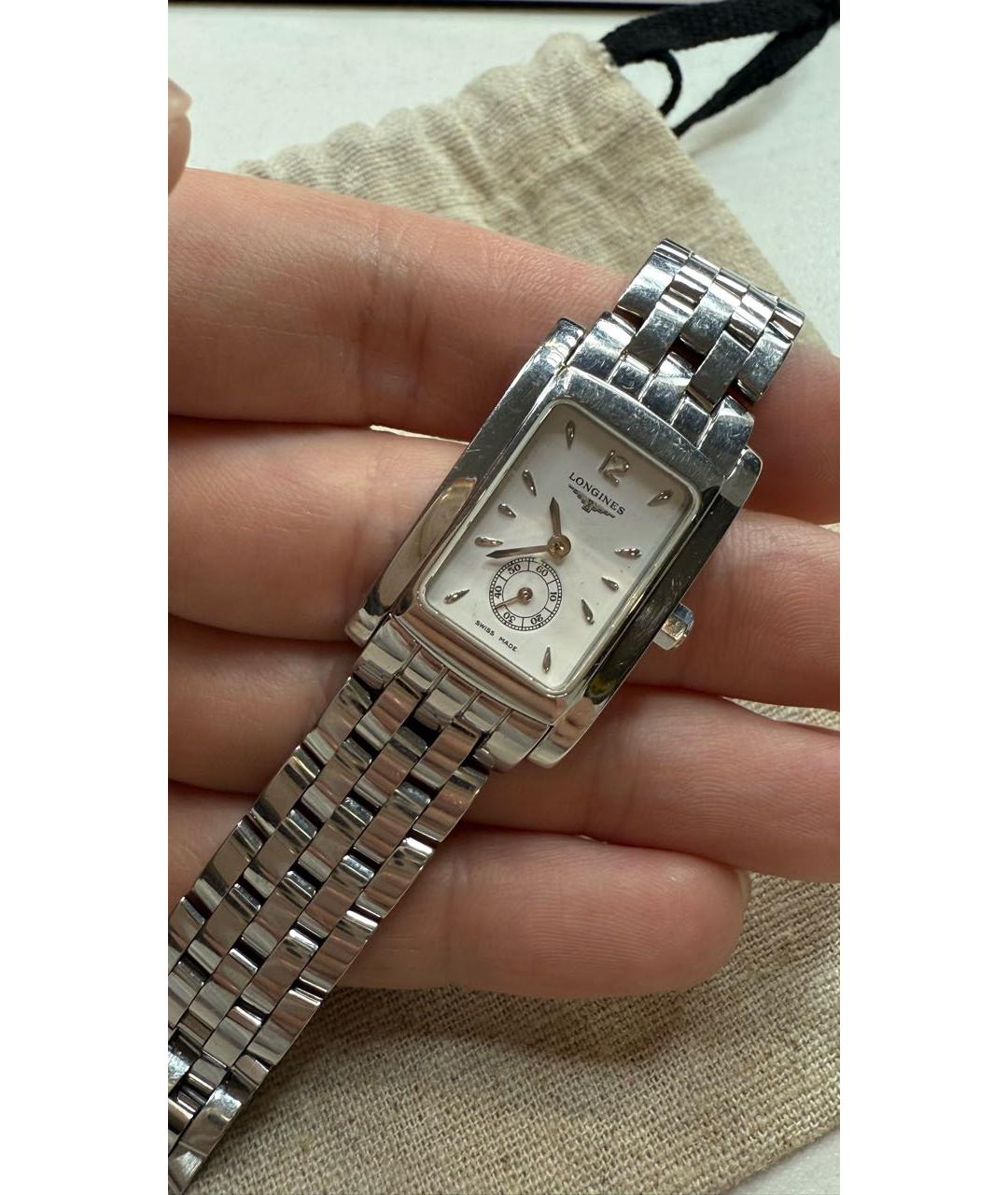 LONGINES Серебряные металлические часы, фото 2