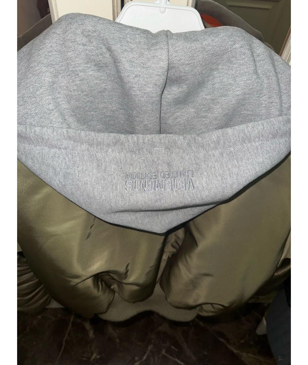 VETEMENTS Хаки полиэстеровая куртка, фото 6