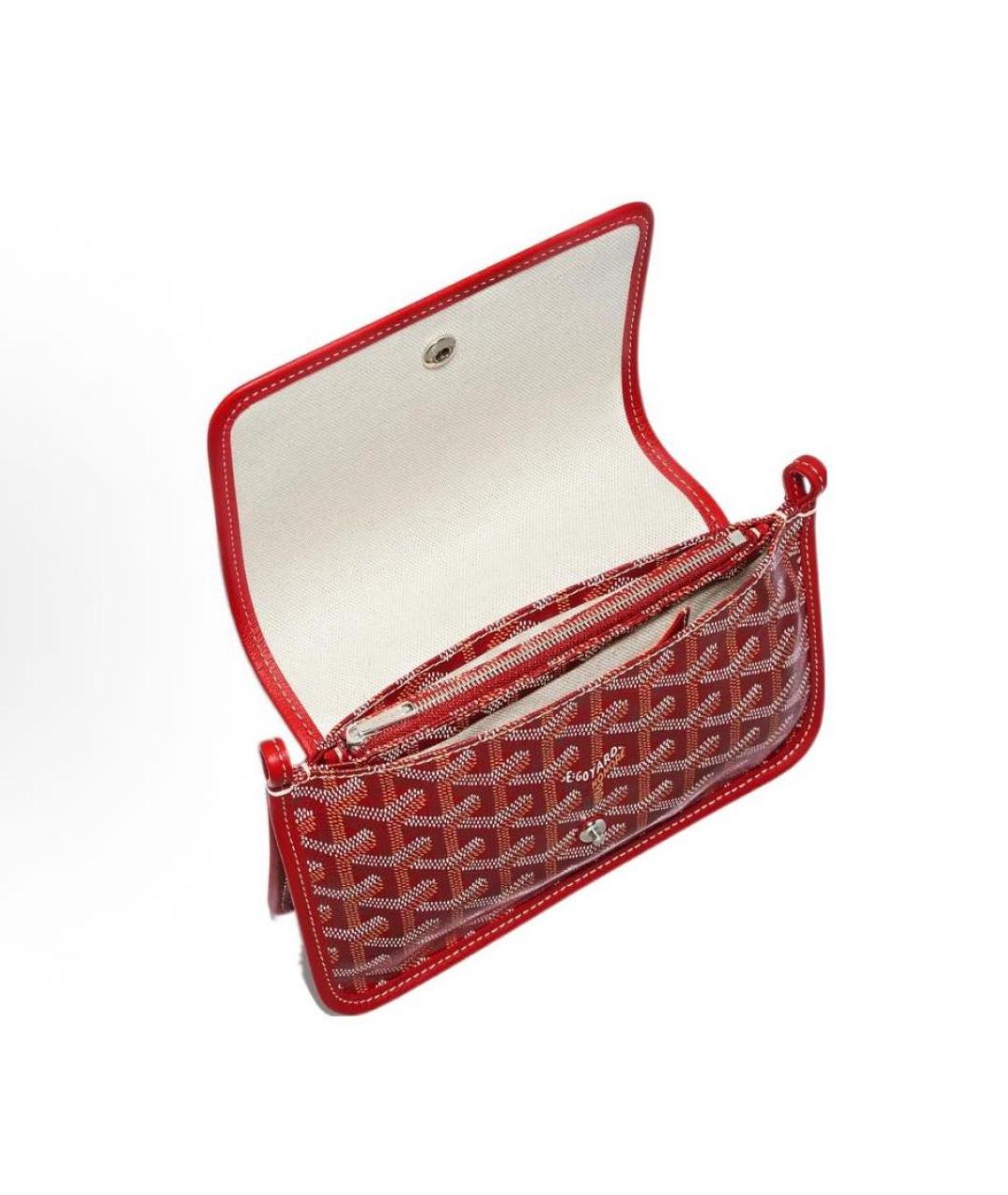 GOYARD Бордовая сумка через плечо, фото 4