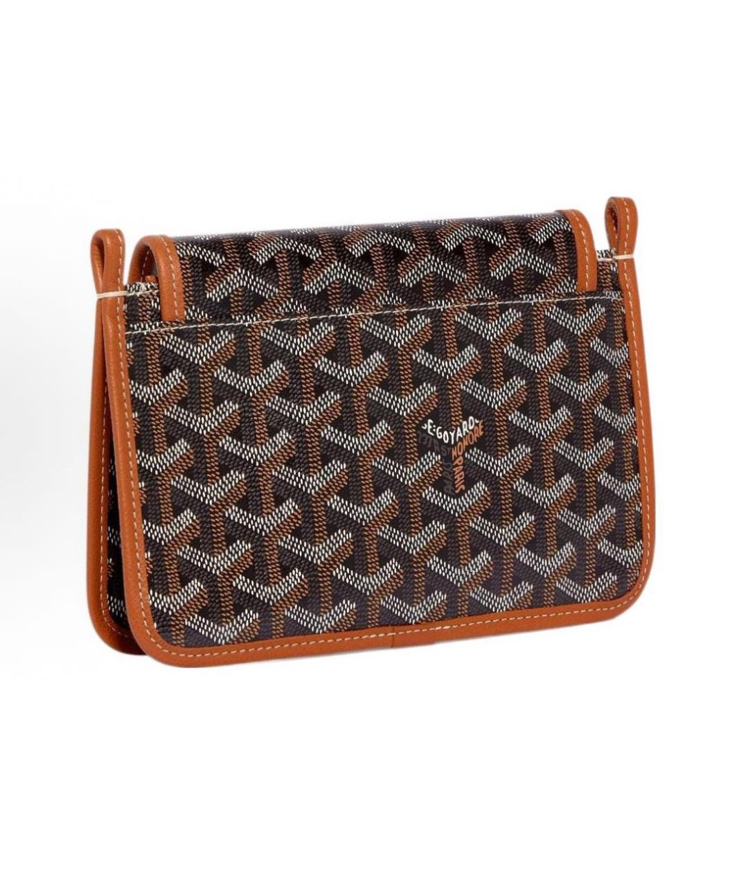 GOYARD Антрацитовая кожаная сумка через плечо, фото 3