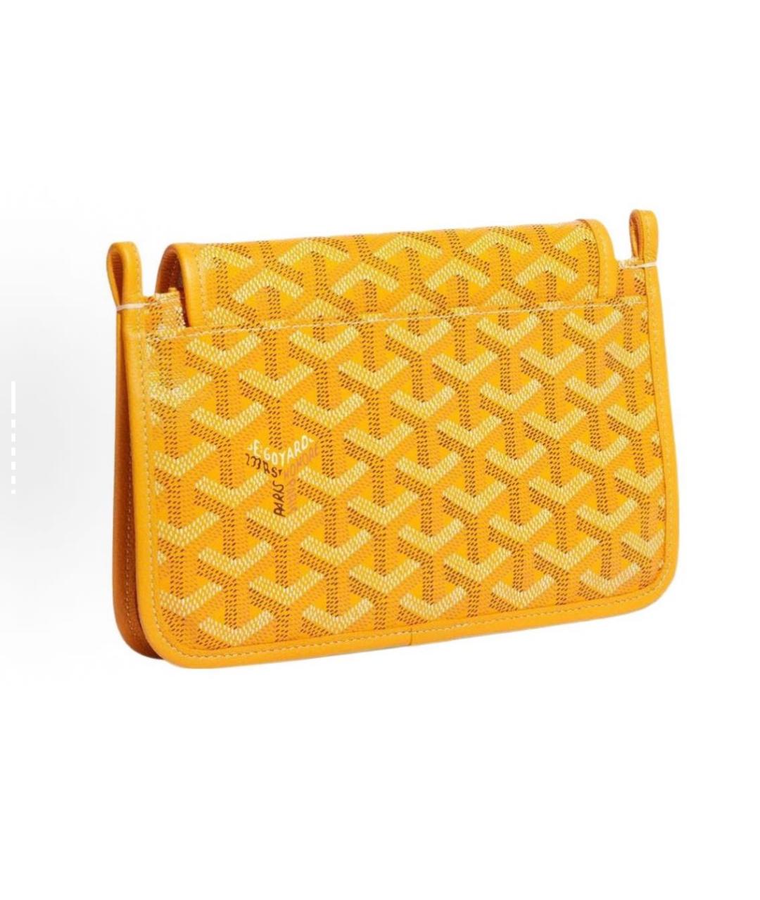 GOYARD Желтая сумка через плечо, фото 3