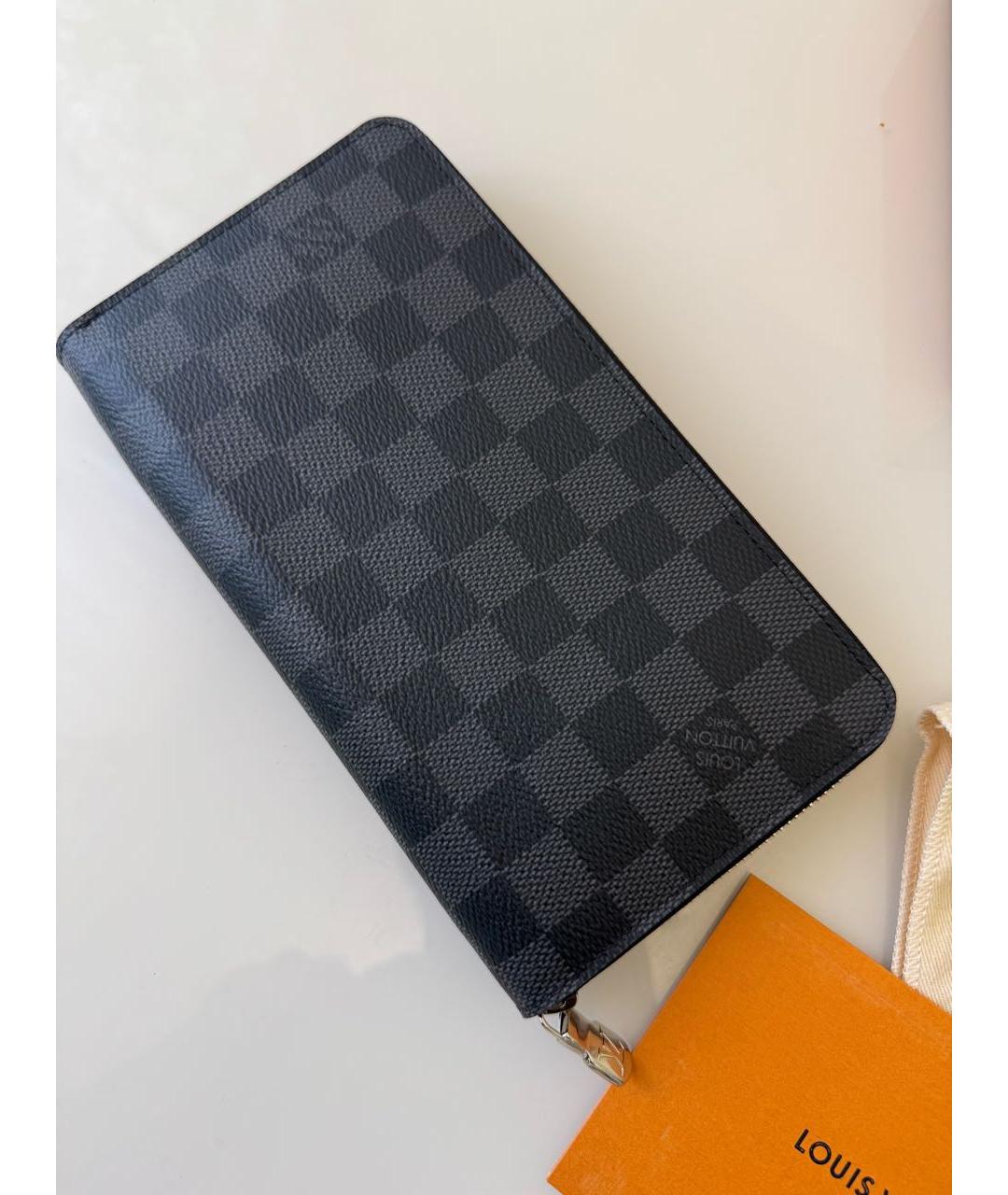 LOUIS VUITTON Черный кошелек, фото 4
