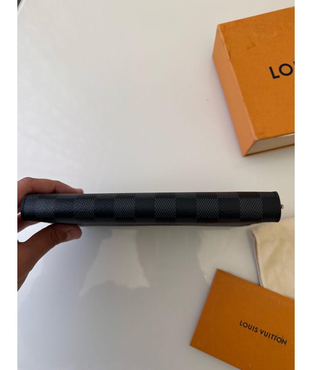 LOUIS VUITTON Черный кошелек, фото 3