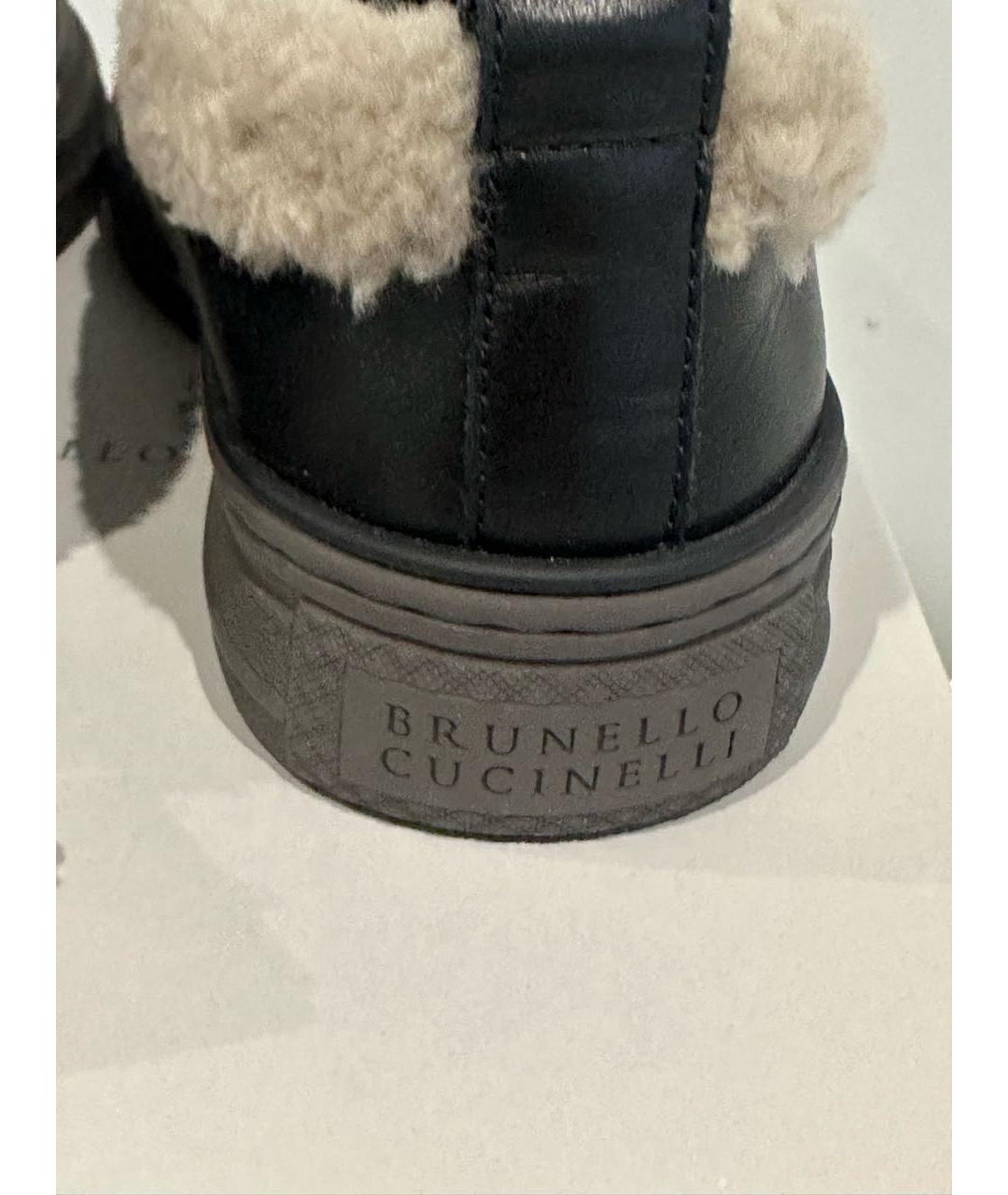 BRUNELLO CUCINELLI Серебряные мокасины, фото 5