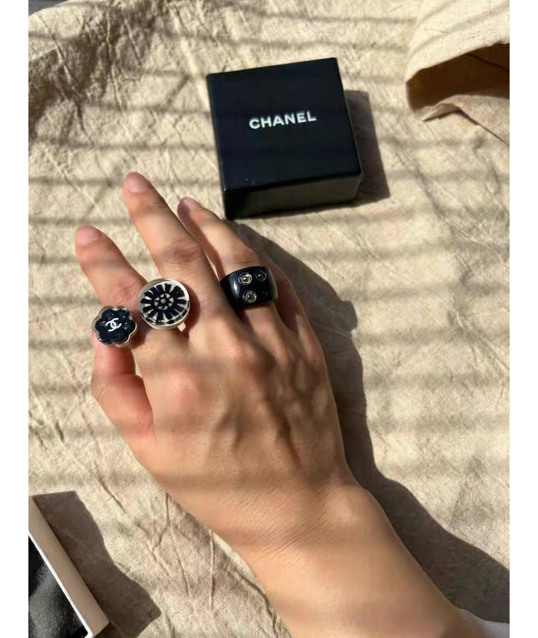 CHANEL Черное кольцо, фото 3