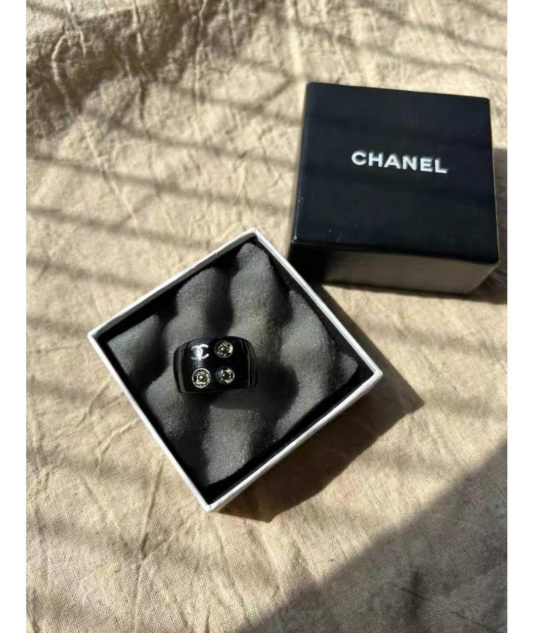 CHANEL Черное кольцо, фото 5
