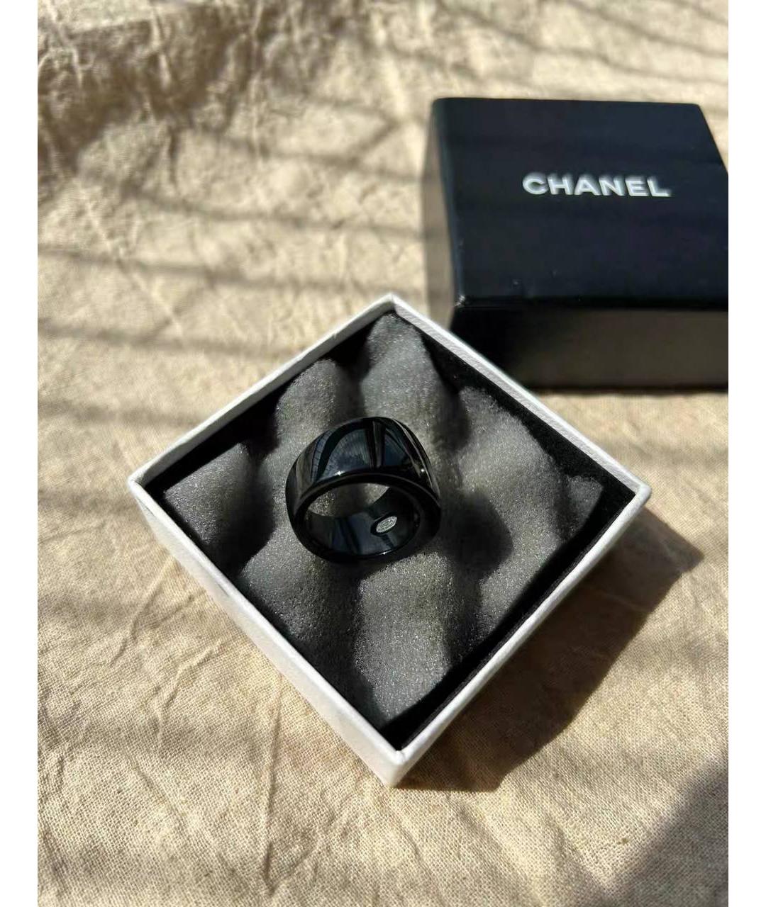 CHANEL Черное кольцо, фото 2