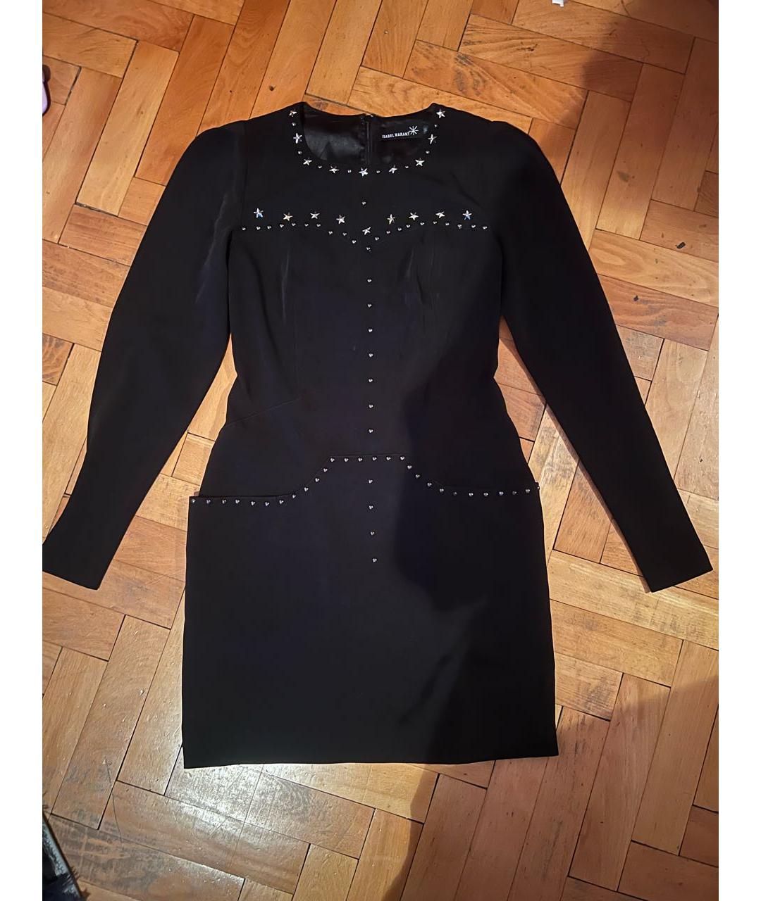 ISABEL MARANT Черное повседневное платье, фото 6
