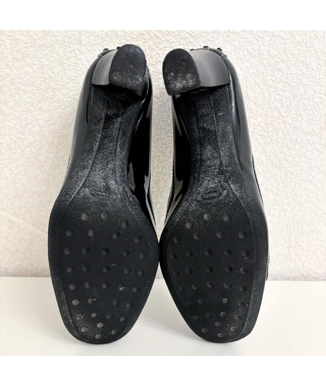 TOD'S Черные туфли из лакированной кожи, фото 6