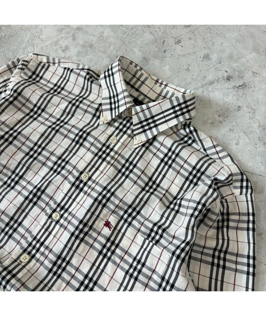 BURBERRY Бежевая хлопковая кэжуал рубашка, фото 2