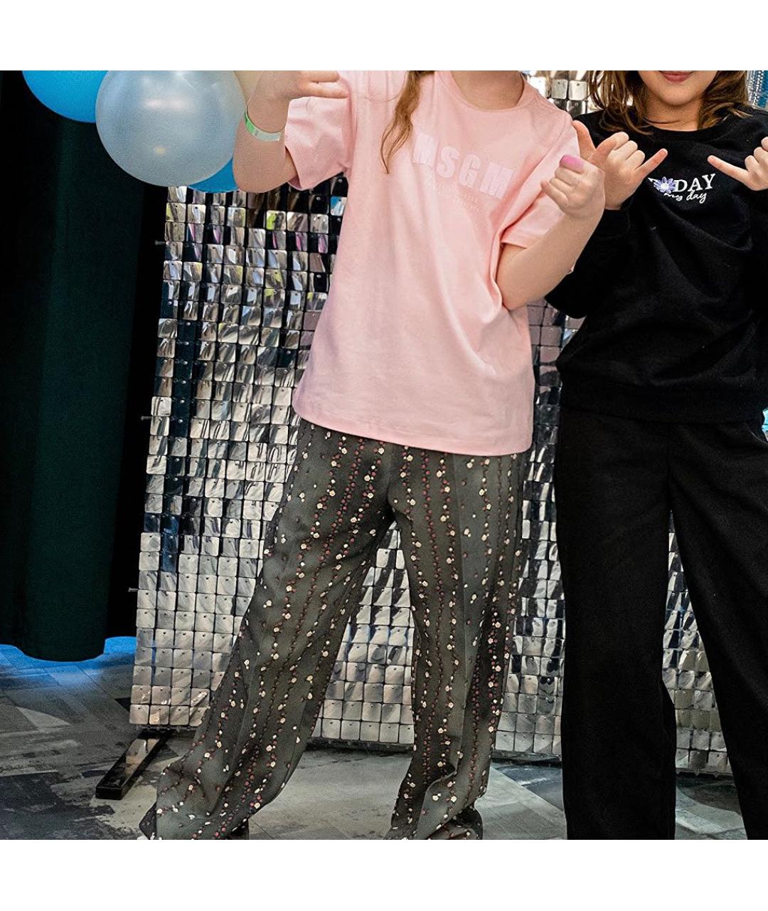 MSGM Розовый хлопковый детская футболка / топ, фото 5