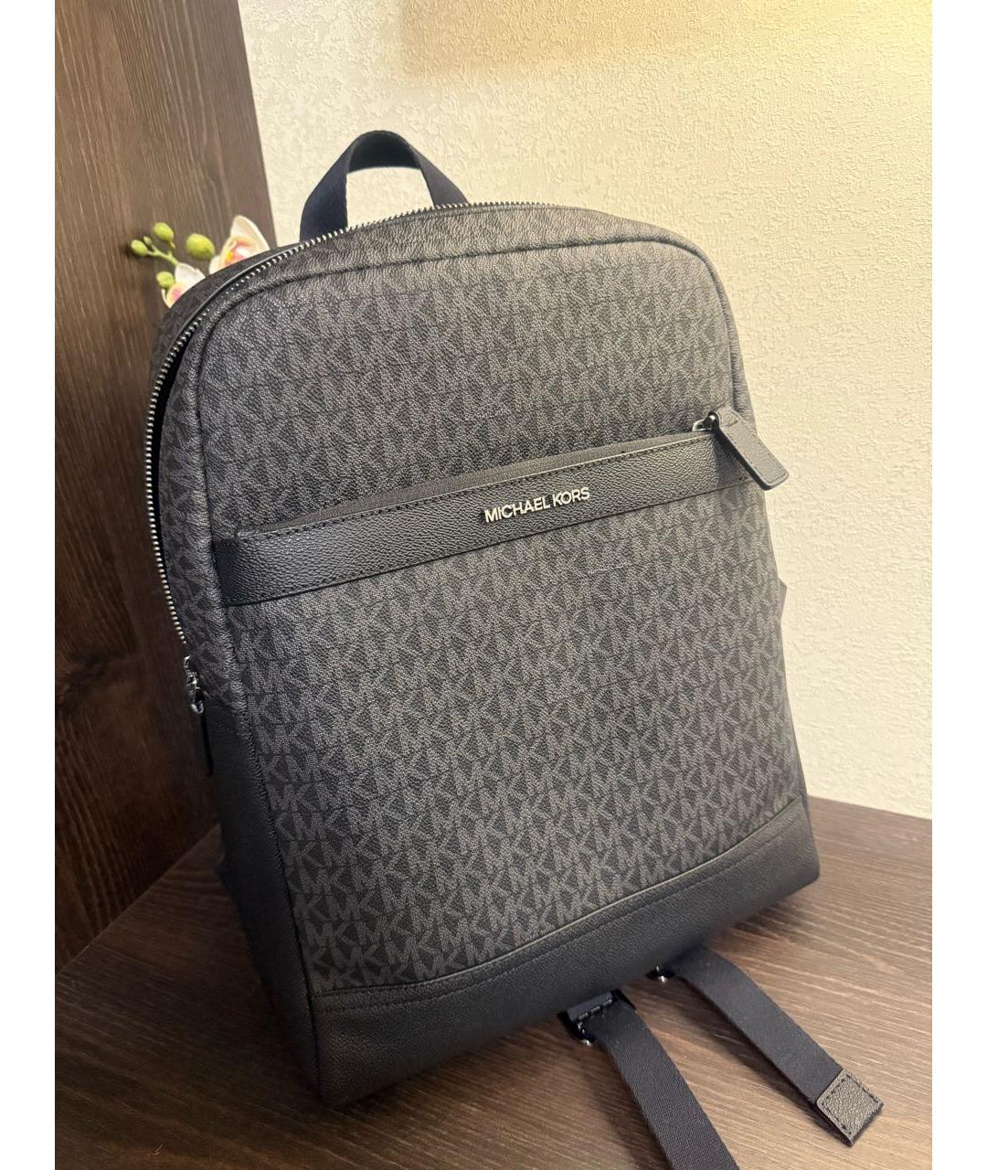 MICHAEL KORS Черный рюкзак, фото 4