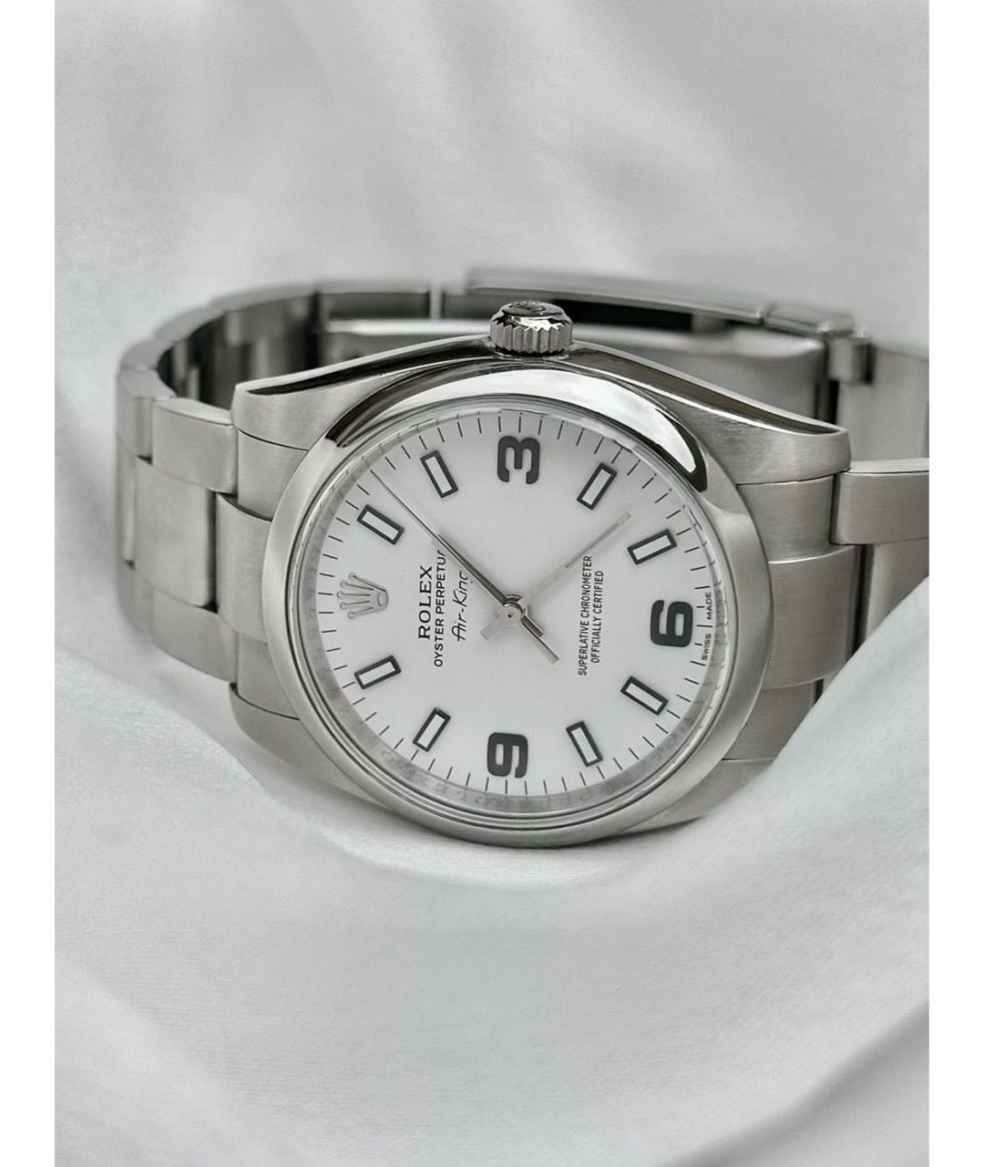 ROLEX Серебряные металлические часы, фото 2