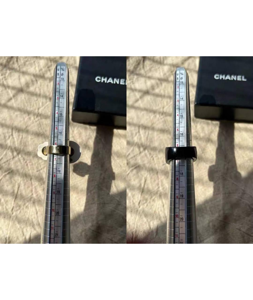 CHANEL Черное кольцо, фото 4