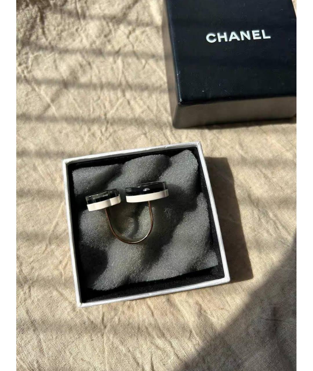 CHANEL Черное кольцо, фото 2