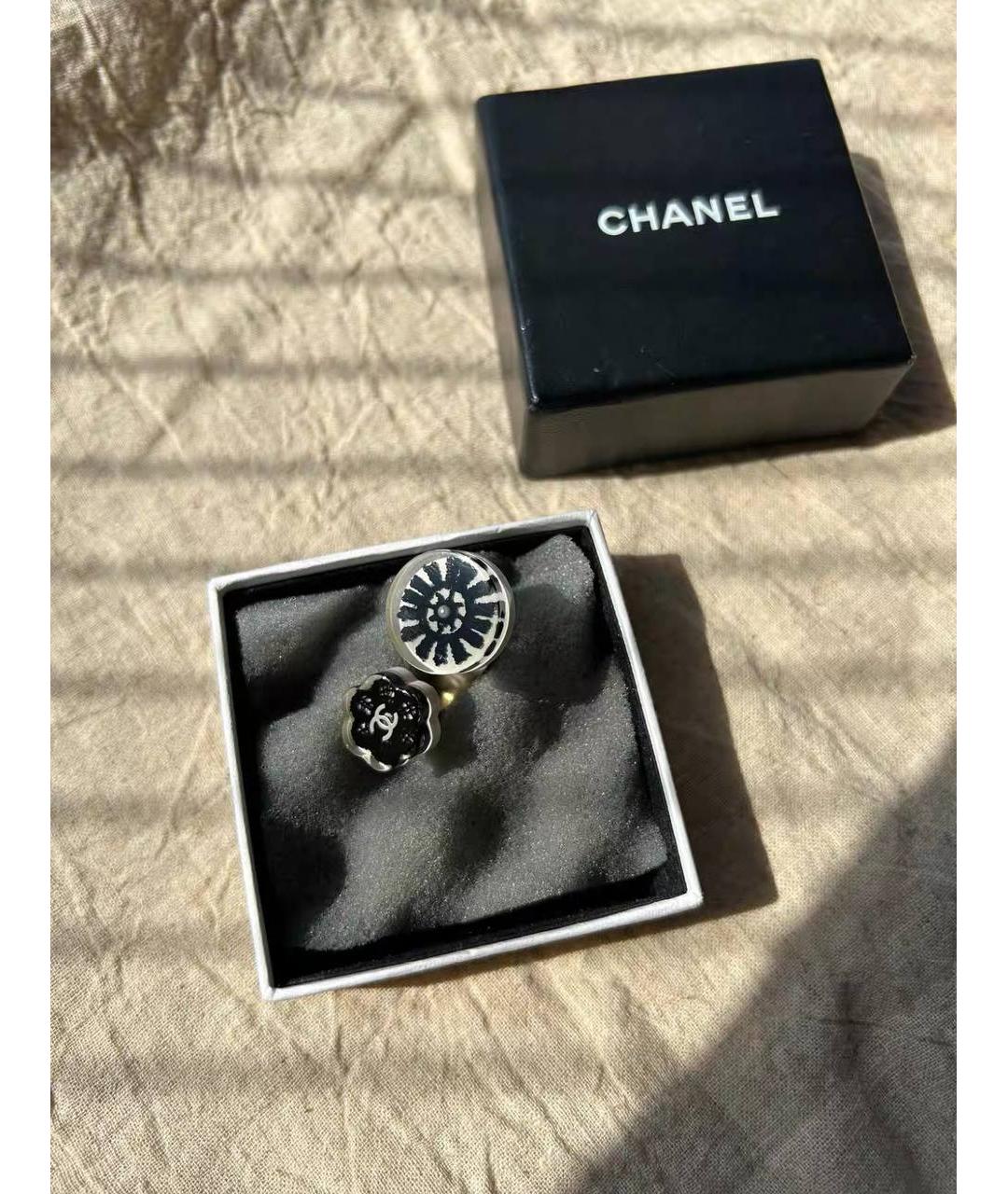 CHANEL Черное кольцо, фото 5
