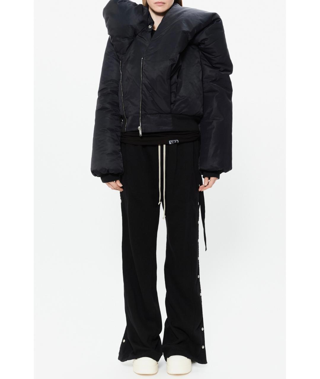 RICK OWENS Черный пуховик, фото 5
