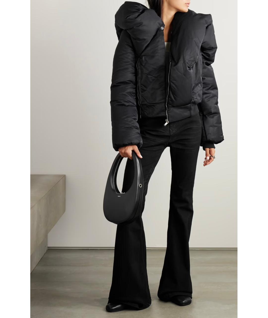RICK OWENS Черный пуховик, фото 3