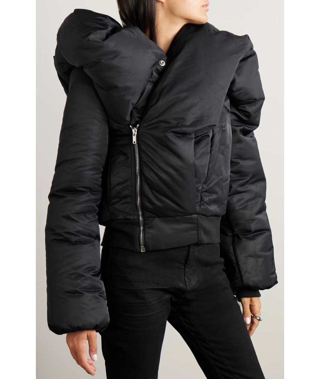 RICK OWENS Черный пуховик, фото 2