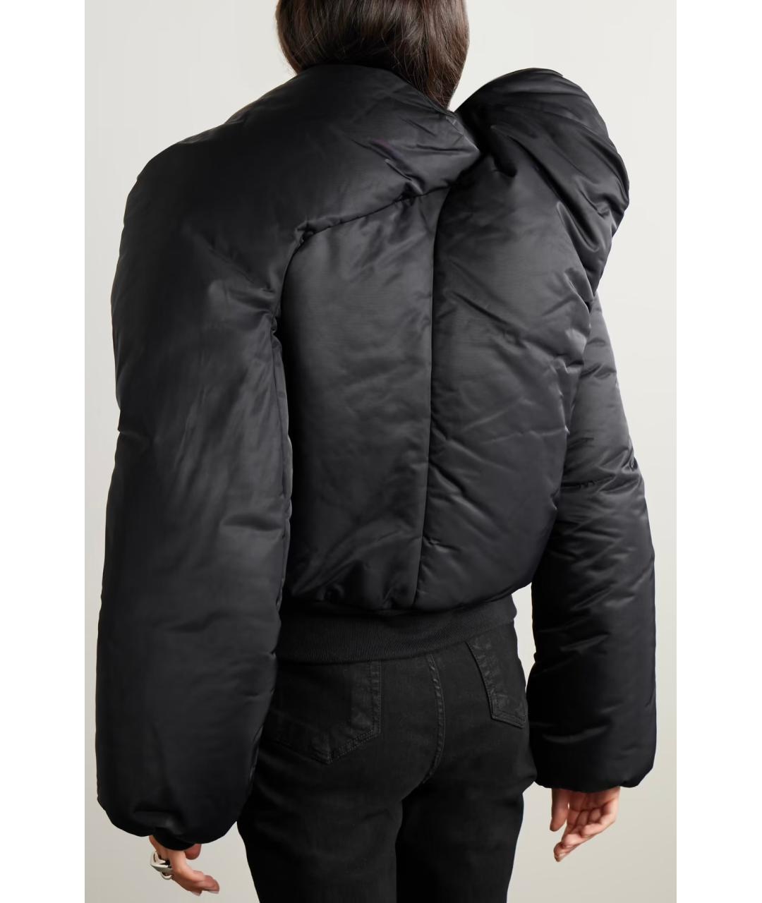 RICK OWENS Черный пуховик, фото 4