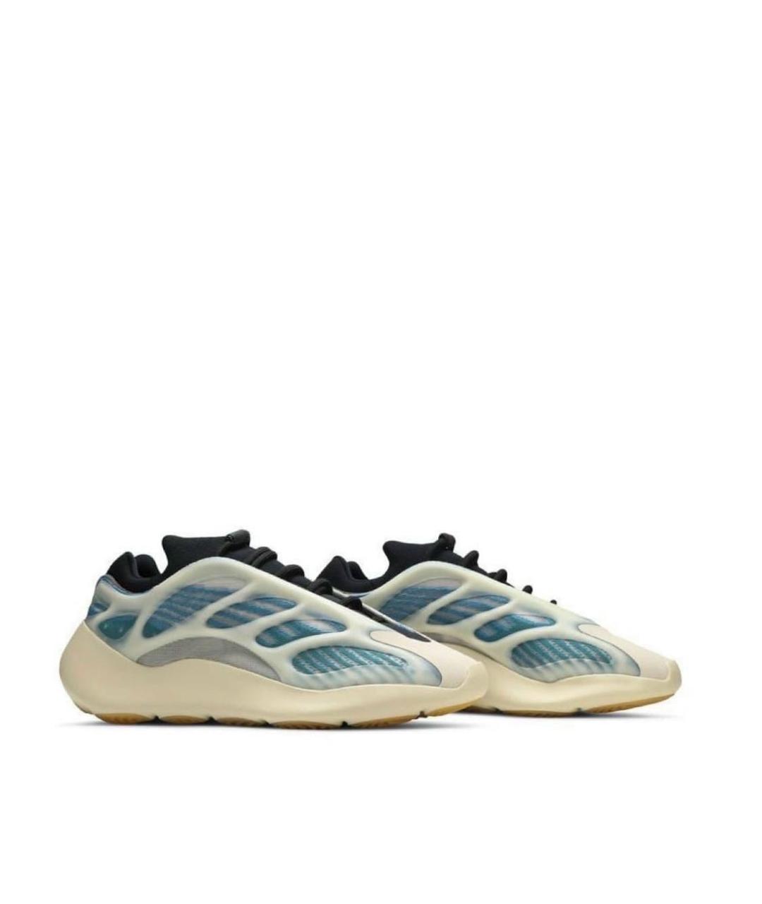 ADIDAS YEEZY Бирюзовые низкие кроссовки / кеды, фото 10