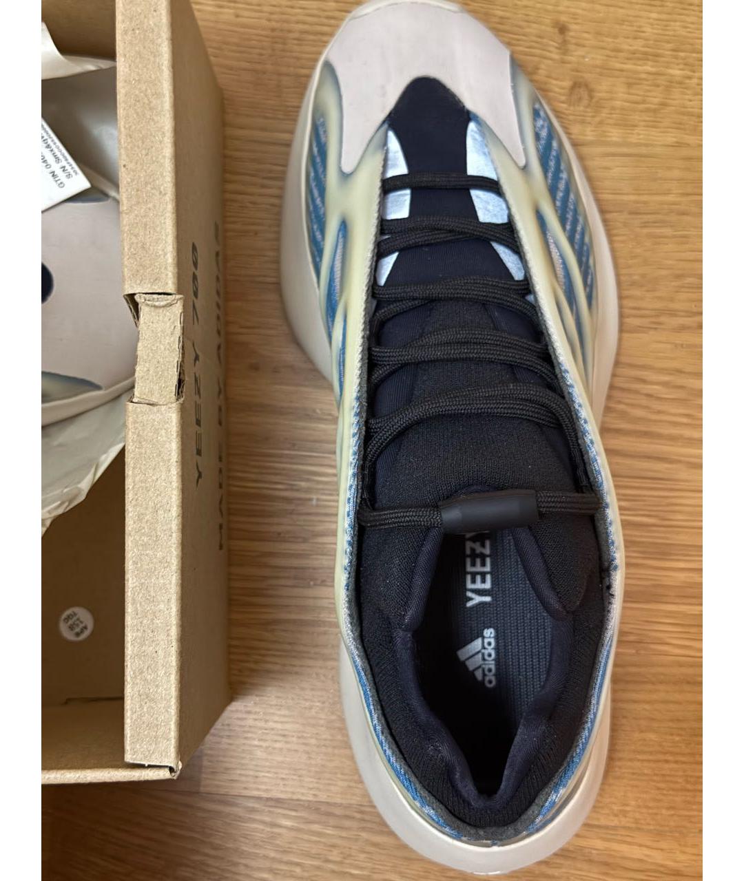 ADIDAS YEEZY Бирюзовые низкие кроссовки / кеды, фото 8