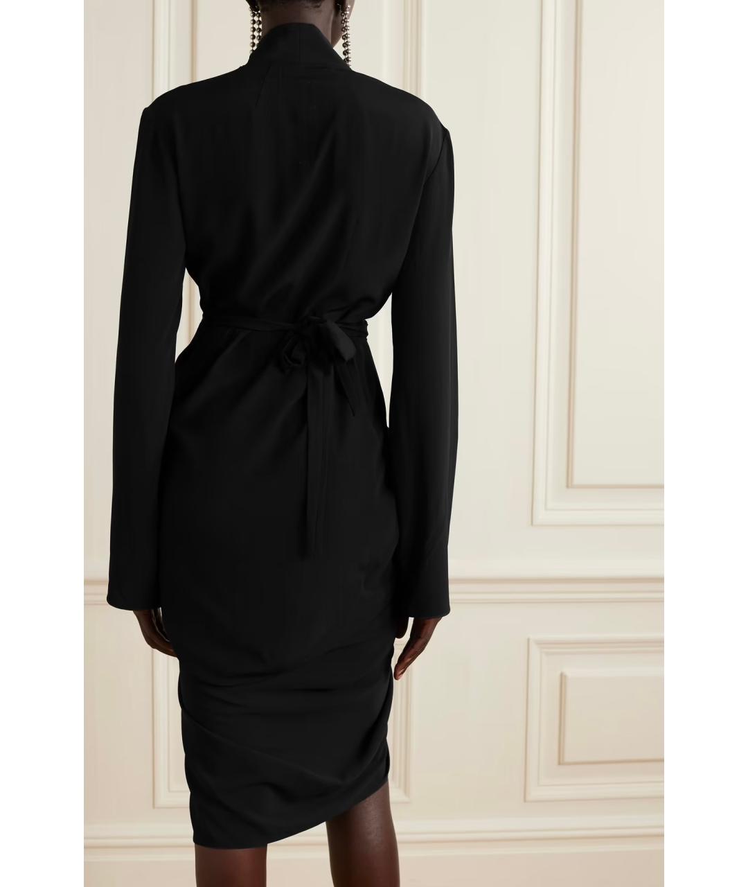 RICK OWENS Черное коктейльное платье, фото 3