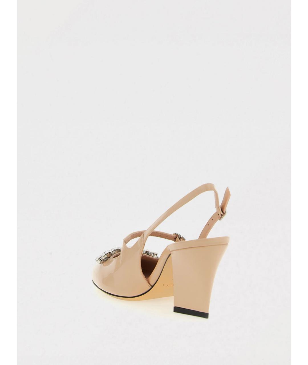 JIMMY CHOO Бежевые туфли, фото 3