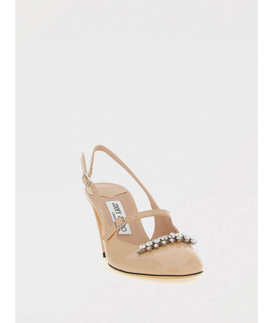 JIMMY CHOO Бежевые туфли, фото 2